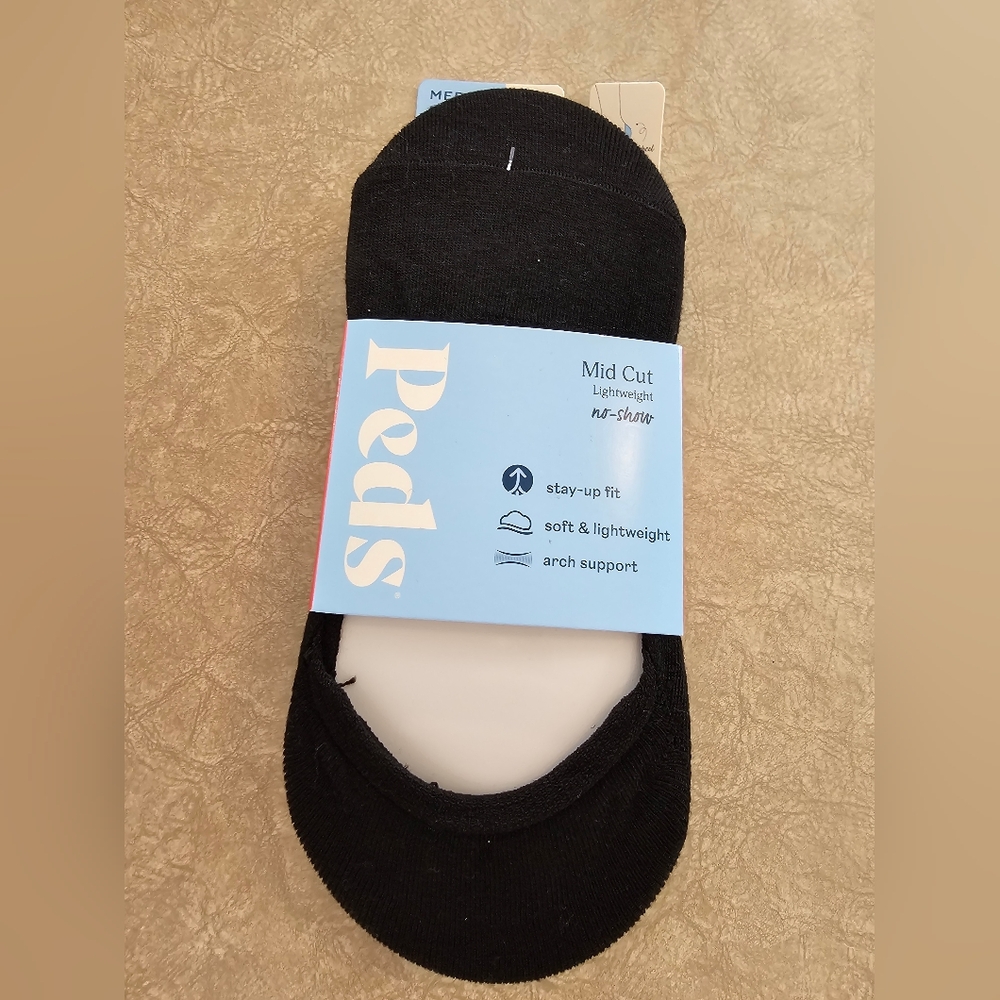 Black No-Show Socks for Women